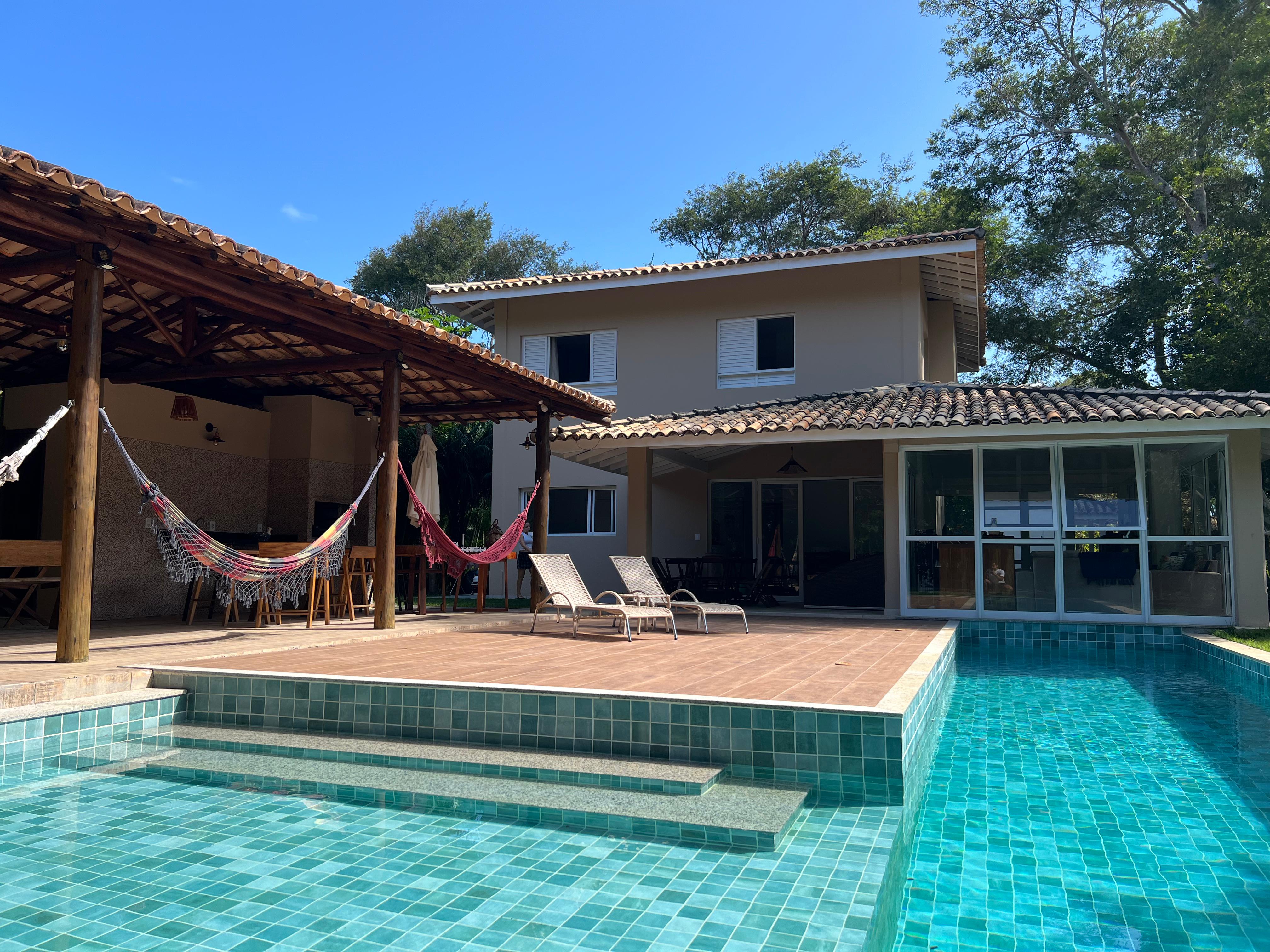 Vista da piscina da Casa Quintas do Sauípe